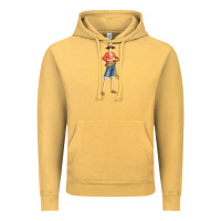 Vintage Mustard one piece Vintage Hoodie - linhVisuals