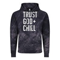 Cloud Black trust god and chill tee vintage pullover hoodie Vintage Hoodie - linhVisuals