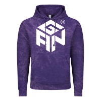 Cloud Purple Gancube Vintage Hoodie - linhVisuals