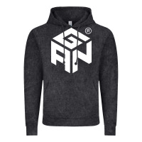 Vintage Black Gancube Vintage Hoodie - linhVisuals
