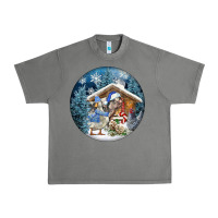 Tornado Winter Farm Animals Urban Heavy Tee - FaDigitalArtStudio