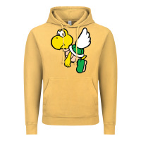 Vintage Mustard koopa troopa Vintage Hoodie - linhVisuals