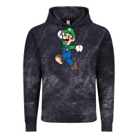 Cloud Black luigi Vintage Hoodie - linhVisuals