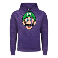 Cloud Purple luigi Vintage Hoodie - linhVisuals