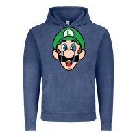 Vintage Denim luigi Vintage Hoodie - linhVisuals