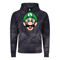 Cloud Black luigi Vintage Hoodie - linhVisuals