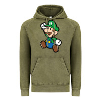 Vintage Olive paper luigi Vintage Hoodie - linhVisuals