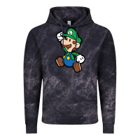 Cloud Black paper luigi Vintage Hoodie - linhVisuals