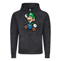 Vintage Black paper luigi Vintage Hoodie - linhVisuals
