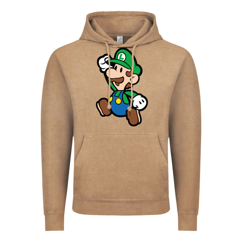 Paper Luigi Vintage Hoodie by linhVisuals | Teevron