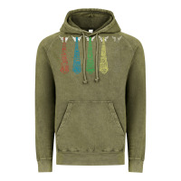 Vintage Olive Tally Hall Ties Vintage Hoodie - linhVisuals