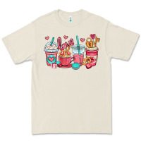 Bone valentines day coffee cups (1) Premium Tee - OliviaCreatesArt
