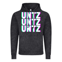 Vintage Black untz untz untz techno dubstep riddim raver dj party t shirt Vintage Hoodie - linhVisuals