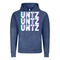 Vintage Denim untz untz untz techno dubstep riddim raver dj party t shirt Vintage Hoodie - linhVisuals