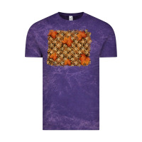 Cloud Purple autumn leafe backround Vintage Tee - RanaPortraitStore