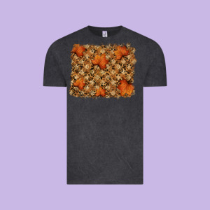 Autumn Leafe Backround Vintage Tee Designed By Ranaportraitstore