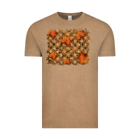 Vintage Coffee autumn leafe backround Vintage Tee - RanaPortraitStore