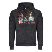 Vintage Black Bunny mama Vintage Hoodie - CowhideDigitalArt