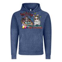 Vintage Denim Bunny mama Vintage Hoodie - CowhideDigitalArt