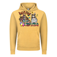 Vintage Mustard Bunny mama Vintage Hoodie - CowhideDigitalArt