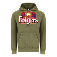 Vintage Olive folgers Vintage Hoodie - linhVisuals