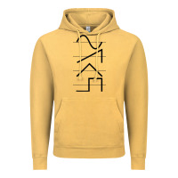 Vintage Mustard vintage analog synthesizer techno waveform   synth nerd raglan basebal Vintage Hoodie - linhVisuals