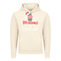 Vintage Artic i want hippopotamus for christmas hippo xmas gift Vintage Hoodie - linhVisuals