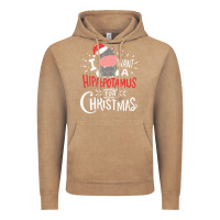 Vintage Coffee i want hippopotamus for christmas hippo xmas gift Vintage Hoodie - linhVisuals