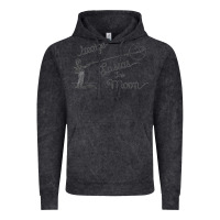 Vintage Black george lassos the moon   its a wonderful life Vintage Hoodie - linhVisuals