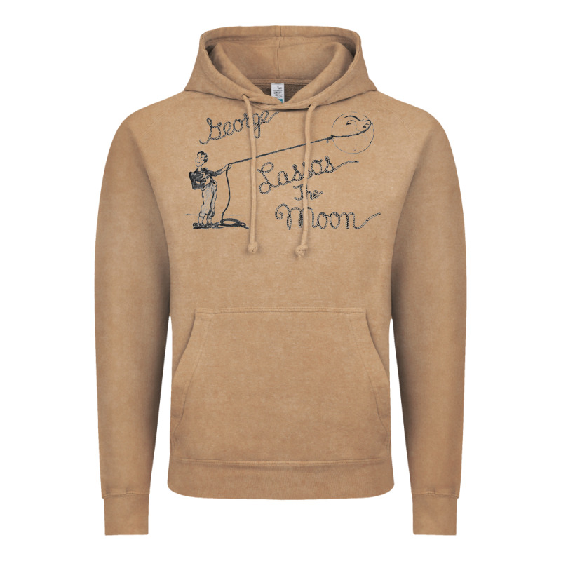 George Lassos The Moon   Its A Wonderful Life Vintage Hoodie by linhVisuals | Teevron