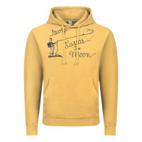 Vintage Mustard george lassos the moon   its a wonderful life Vintage Hoodie - linhVisuals