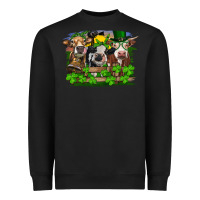 Black St patrick's day heifers Heavyweight Sweatshirt - RanaPortraitStore