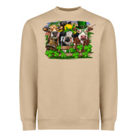 Mushroom St patrick's day heifers Heavyweight Sweatshirt - RanaPortraitStore