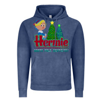 Vintage Denim hermie the elf dentistry    rudolph the red nosed reindeer Vintage Hoodie - linhVisuals