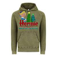 Vintage Olive hermie the elf dentistry    rudolph the red nosed reindeer Vintage Hoodie - linhVisuals