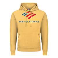 Vintage Mustard bank of america Vintage Hoodie - linhVisuals