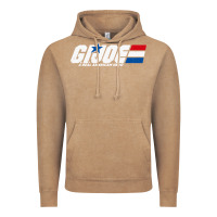 Vintage Coffee distressed army green gi joe Vintage Hoodie - linhVisuals