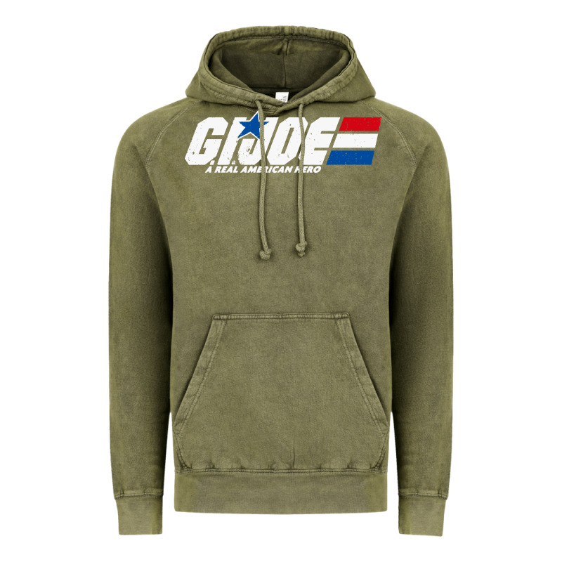 Distressed Army Green Gi Joe Vintage Hoodie by linhVisuals | Teevron
