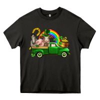 Asphalt St. Patrick's Day farm animals Heavy Core Tee - CowGirlArtShop