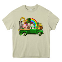 Mossy St. Patrick's Day farm animals Heavy Core Tee - CowGirlArtShop