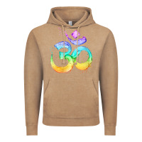 Vintage Coffee womens om symbol   psy trance goa yoga meditation buddhism buddhist v Vintage Hoodie - linhVisuals