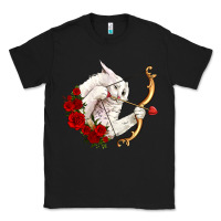 Black cupid cat Classic Tee - OliviaCreatesArt