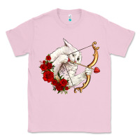 Bubblegum Pink cupid cat Classic Tee - OliviaCreatesArt