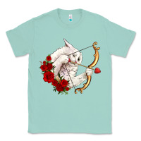 Seafoam cupid cat Classic Tee - OliviaCreatesArt