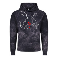 Cloud Black beauty the beast love Vintage Hoodie - linhVisuals