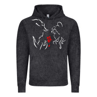 Vintage Black beauty the beast love Vintage Hoodie - linhVisuals