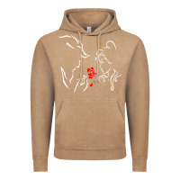 Vintage Coffee beauty the beast love Vintage Hoodie - linhVisuals