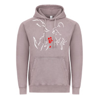 Vintage Zinc beauty the beast love Vintage Hoodie - linhVisuals