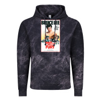 Cloud Black fist of fury by bruce Vintage Hoodie - linhVisuals