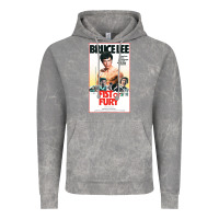 Cloud Rock fist of fury by bruce Vintage Hoodie - linhVisuals